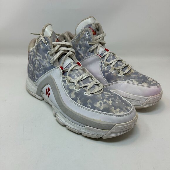 Adidas J Wall 2 Home Basketball Shoes Gray/White Mens Size 13 - Picture 4 of 10